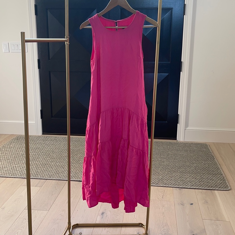 Pink Anthropologie dress
